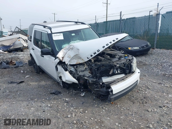 2013 Land Rover LR4 Lux with VIN SALAK2D40DA656408, listed as a IAAI auction lot 41018475 with Not provided miles and . Bid and sale history available at DreamBid. Image 6.