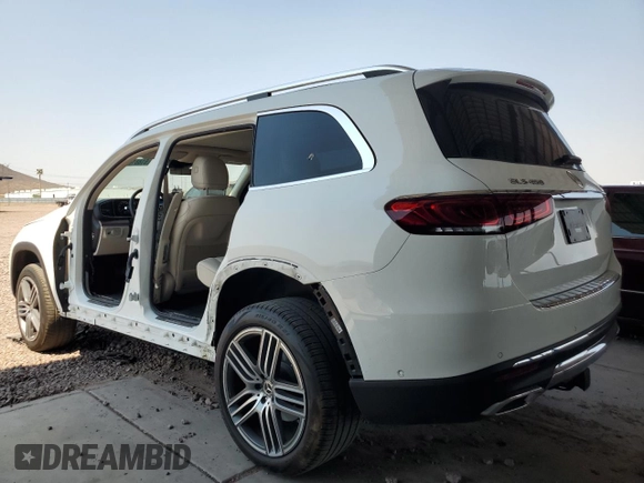 2023 Mercedes-Benz GLS 450 with VIN 4JGFF5KEXPA968296, listed as a Copart auction lot 61881034 with 10,938 mi miles and Salvage Title. Bid and sale history available at DreamBid. Image 2.
