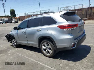 2017 Toyota Highlander Hybrid Limited with VIN 5TDDGRFH7HS027591, listed as a Copart auction lot 59234185 with 87,136 mi miles and Salvage title. Bid and sale history available at DreamBid. Image 2.