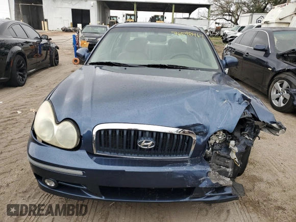 2005 Hyundai Sonata GLS with VIN KMHWF35H95A099441, listed as a Copart auction lot 76598464 with 181,376 mi miles and Salvage Title. Bid and sale history available at carsss.com. Image 5.