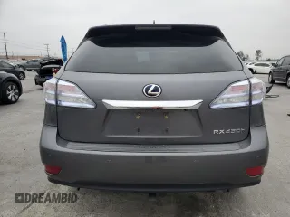 2012 Lexus RX 450h with VIN JTJBC1BA8C2433180, listed as a Copart auction lot 53273535 with 166,620 mi miles and Salvage Title. Bid and sale history available at DreamBid. Image 6.