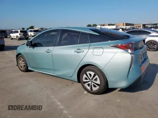 2018 Toyota Prius Two with VIN JTDKBRFU8J3058715, listed as a Copart auction lot 53636015 with 76,808 mi miles and Salvage Title. Bid and sale history available at DreamBid. Image 2.