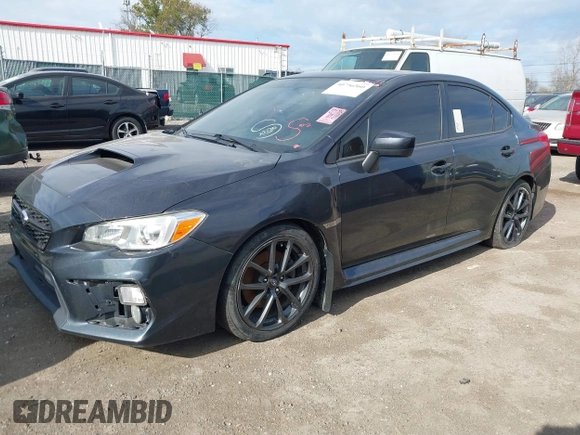 2018 Subaru WRX Premium with VIN JF1VA1C67J8801669, listed as a IAAI auction lot 40756560 with 107,472 mi miles. Bid and sale history available at carsss.com. Image 17.
