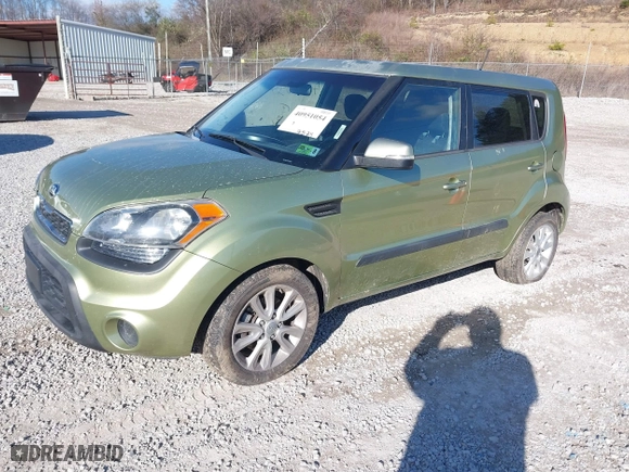 2013 Kia Soul + with VIN KNDJT2A67D7513379, listed as a IAAI auction lot 40951054 with 67,588 mi miles. Bid and sale history available at carsss.com. Image 2.