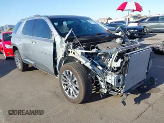 2023 Chevrolet Traverse Premier with VIN 1GNERKKW1PJ320383, listed as a IAAI auction lot 41970222 with 7,992 mi miles and . Bid and sale history available at DreamBid. Image 1.
