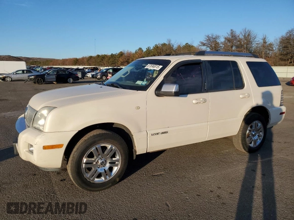 2007 Mercury Mountaineer Premier with VIN 4M2EU48E97UJ21074, listed as a Copart auction lot 87696815 with 186,570 mi miles and Salvage Title. Bid and sale history available at carsss.com. Image 1.