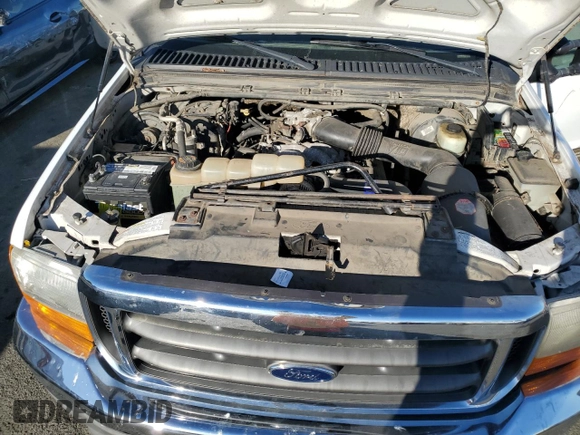 2000 Ford Super Duty F-250 XL with VIN 1FTNW21S1YED65639, listed as a Copart auction lot 74377194 with 158,387 mi miles and Salvage Title. Bid and sale history available at carsss.com. Image 11.