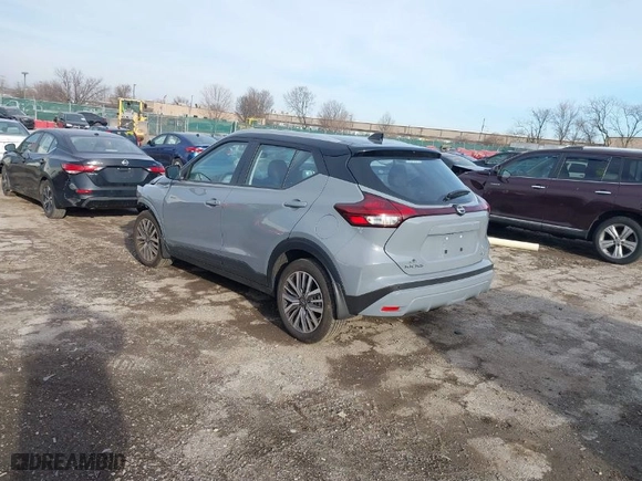 2024 Nissan Kicks SV with VIN 3N1CP5CV0RL477995, listed as a IAAI auction lot 41644129 with NaN miles. Bid and sale history available at carsss.com. Image 3.
