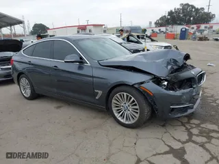 2015 BMW 3 Series Gran Turismo 328i xDrive with VIN WBA3X5C50FD559804, listed as a IAAI auction lot 41902204 with 88,891 mi miles. Bid and sale history available at carsss.com. Image 1.