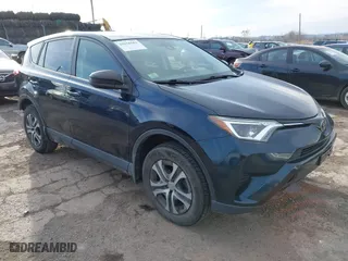2018 Toyota RAV4 LE with VIN JTMBFREV5JD253342, listed as a IAAI auction lot 41656581 with 243,791 mi miles. Bid and sale history available at carsss.com. Image 1.