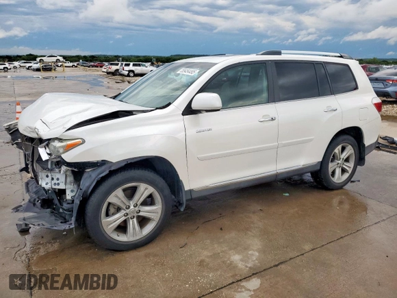 2011 Toyota Highlander Limited with VIN 5TDYK3EH1BS037717, listed as a Copart auction lot 55454495 with 98,824 mi miles and Clean title. Bid and sale history available at DreamBid. Image 1.