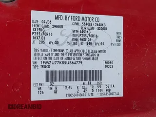 2005 Ford Explorer Sport Trac XLS с VIN 1FMZU77K85UB64779, выставлен на аукционе IAAI как лот 42442048 с пробегом 96 734 миль миль и . История ставок и продаж доступна на DreamBid. Изображение 9.