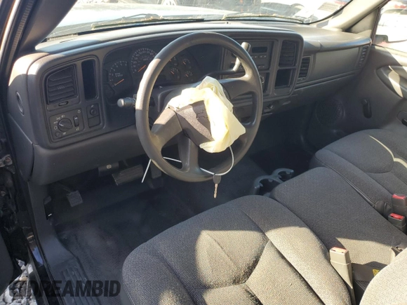 2005 Chevrolet Silverado 1500 Work Truck z VIN 1GCEC14X45Z212803, wystawiony jako Copart lot #61360135 z przebiegiem Nie podano mil oraz Czysty tytuł • Clean title. Historia ofert i sprzedaży dostępna na DreamBid. Obrazek 8.