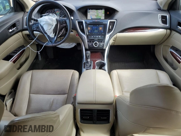 2015 Acura TLX Technology with VIN 19UUB1F59FA010664, listed as a Copart auction lot 57842025 with 136,657 mi miles and Salvage title. Bid and sale history available at DreamBid. Image 8.