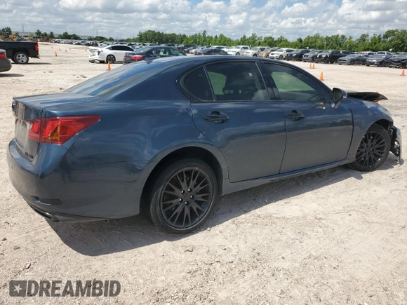 2013 Lexus GS 350 with VIN JTHBE1BL4D5000596, listed as a Copart auction lot 60335174 with 124,485 mi miles and Salvage Title. Bid and sale history available at carsss.com. Image 3.