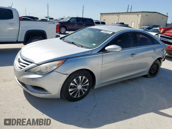 2012 Hyundai Sonata GLS with VIN 5NPEB4AC8CH378719, listed as a Copart auction lot 52988875 with 220,687 mi miles and Salvage Title. Bid and sale history available at carsss.com. Image 1.