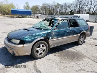 1999 Subaru Legacy Outback with VIN 4S3BG6858X7617333, listed as a Copart auction lot 53509875 with 299,716 mi miles and Salvage title. Bid and sale history available at DreamBid. Image 1.