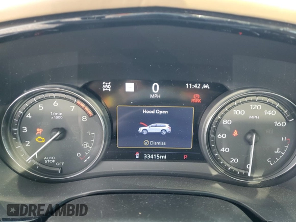 2021 Cadillac XT6 Premium Luxury with VIN 1GYKPFRS8MZ132642, listed as a Copart auction lot 77756874 with 33,415 mi miles and Non repairable. Bid and sale history available at DreamBid. Image 9.