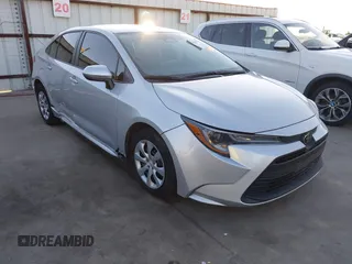 2024 Toyota Corolla LE with VIN 5YFB4MDE7RP096805, listed as a IAAI auction lot 41829751 with 28,650 mi miles. Bid and sale history available at carsss.com. Image 1.