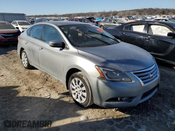 2013 Nissan Sentra SV with VIN 3N1AB7AP6DL657187, listed as a Copart auction lot 42692735 with Not Provided miles and Salvage Title. Bid and sale history available at DreamBid. Image 4.
