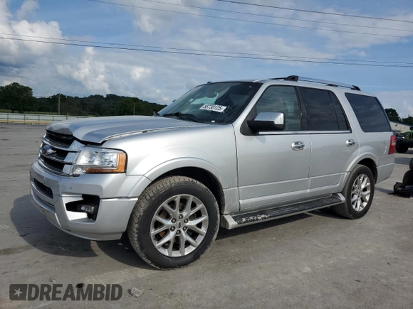 2017 Ford Expedition Limited with VIN 1FMJU1KTXHEA53014, listed as a Copart auction lot 58730125 with 152,061 mi miles and Salvage title. Bid and sale history available at DreamBid. Image 1.