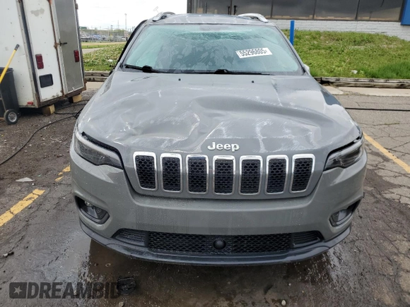 2021 Jeep Cherokee Latitude Lux with VIN 1C4PJMMXXMD103354, listed as a Copart auction lot 55296805 with 53,220 mi miles and Non repairable. Bid and sale history available at DreamBid. Image 5.