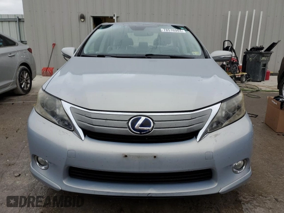2010 Lexus HS 250h with VIN JTHBB1BA9A2025966, listed as a Copart auction lot 78516984 with 166,282 mi miles and Clean Title. Bid and sale history available at DreamBid. Image 5.