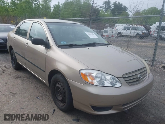 2004 Toyota Corolla CE with VIN 2T1BR32E44C235036, listed as a IAAI auction lot 42255194 with 154,580 mi miles and . Bid and sale history available at DreamBid. Image 1.