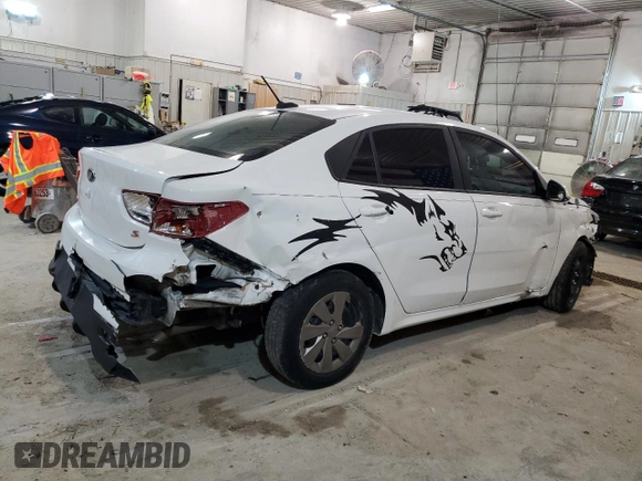 2019 Kia Rio S with VIN 3KPA24AB5KE219455, listed as a Copart auction lot 54627654 with 104,464 mi miles and Salvage Title. Bid and sale history available at carsss.com. Image 3.