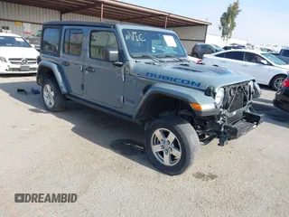 2024 Jeep Wrangler Rubicon with VIN 1C4RJXR67RW149021, listed as a IAAI auction lot 42510809 with 10,722 mi miles and . Bid and sale history available at DreamBid. Image 1.