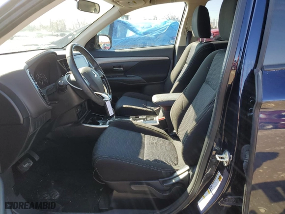 2017 Mitsubishi Outlander SE with VIN JA4AZ3A39HZ038140, listed as a Copart auction lot 49875445 with 100,845 mi miles and Salvage Title. Bid and sale history available at carsss.com. Image 7.