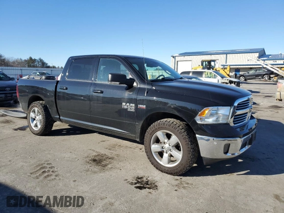 2019 Ram 1500 Classic Lone Star with VIN 1C6RR7LT9KS691099, listed as a Copart auction lot 41899445 with 153,657 mi miles and Salvage Title. Bid and sale history available at carsss.com. Image 4.