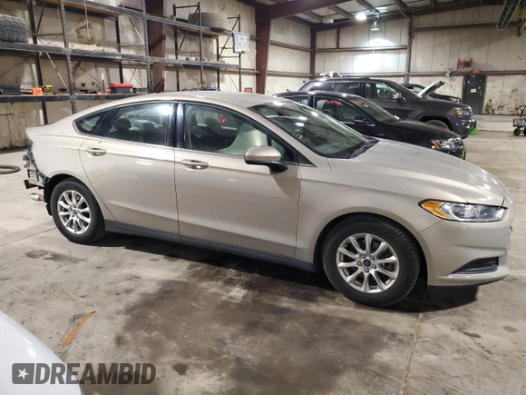 2015 Ford Fusion S with VIN 3FA6P0G75FR136776, listed as a Copart auction lot 50417065 with 233,363 mi miles and Salvage Title. Bid and sale history available at DreamBid. Image 4.