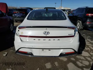 2021 Hyundai Sonata Hybrid Limited with VIN KMHL54JJ5MA024822, listed as a Copart auction lot 41741155 with 127,046 mi miles and Salvage Title. Bid and sale history available at carsss.com. Image 6.