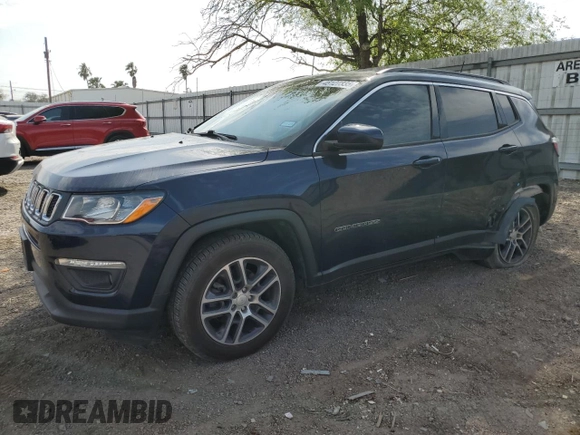 2018 Jeep Compass Latitude with VIN 3C4NJCBB4JT408010, listed as a Copart auction lot 48127335 with 105,866 mi miles and Salvage Title. Bid and sale history available at DreamBid. Image 1.