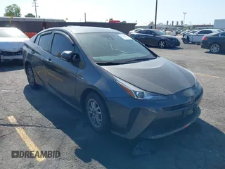 2019 Toyota Prius L Eco z VIN JTDKARFU8K3074448, wystawiony jako IAAI lot #42261832 z przebiegiem 60 475 mil mil oraz . Historia ofert i sprzedaży dostępna na DreamBid. Obrazek 1.