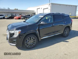 2024 GMC Terrain Denali with VIN 3GKALXEG4RL175821, listed as a Copart auction lot 55833645 with 10,926 mi miles and Salvage title. Bid and sale history available at DreamBid. Image 1.