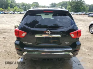 2017 Nissan Pathfinder SV with VIN 5N1DR2MM4HC630741, listed as a Copart auction lot 60698795 with 134,302 mi miles and Clean title. Bid and sale history available at DreamBid. Image 6.