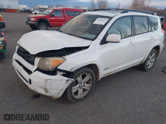 2006 Toyota RAV4 Sport with VIN JTMBK32VX66005712, listed as a IAAI auction lot 41025837 with 220,861 mi miles. Bid and sale history available at carsss.com. Image 17.