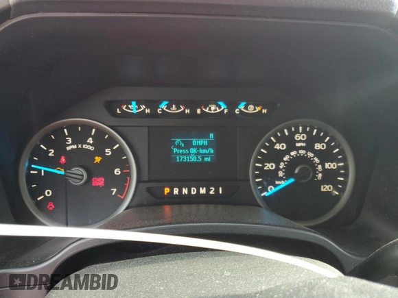 2017 Ford F-150 XL with VIN 1FTFW1EF6HKD77864, listed as a Copart auction lot 53443355 with 173,150 mi miles and Salvage title. Bid and sale history available at DreamBid. Image 9.