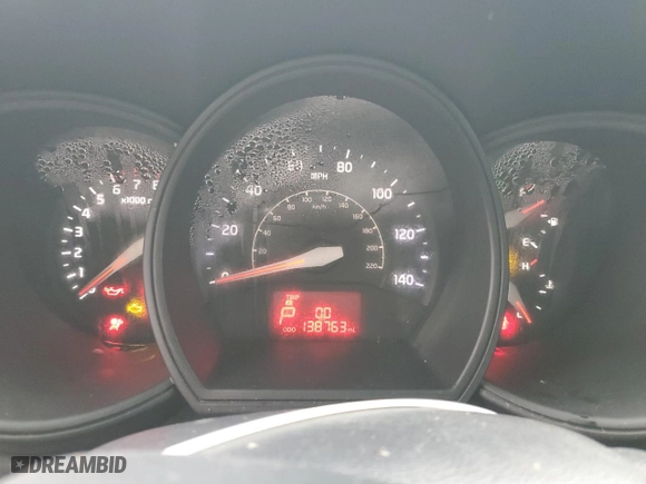 2016 Kia Rio LX with VIN KNADM4A36G6634181, listed as a Copart auction lot 85098834 with 138,763 mi miles and Salvage Title. Bid and sale history available at carsss.com. Image 9.