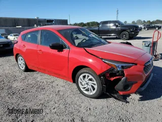 2024 Subaru Impreza with VIN JF1GUABC9R8308613, listed as a Copart auction lot 76485074 with 7,512 mi miles and Salvage Title. Bid and sale history available at carsss.com. Image 4.