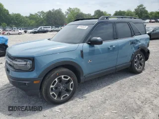 2023 Ford Bronco Sport Outer Banks z VIN 3FMCR9C69PRE25486, wystawiony jako Copart lot #57040635 z przebiegiem 27 194 mil mil oraz Szkoda całkowita • Salvage title. Historia ofert i sprzedaży dostępna na DreamBid. Obrazek 1.