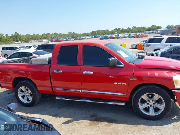 2008 Dodge 1500 SLT with VIN 1D7HA18208S516148, listed as a IAAI auction lot 42019910 with 219,573 mi miles and . Bid and sale history available at DreamBid. Image 13.
