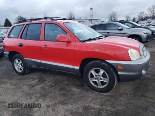 2003 Hyundai Santa Fe GLS with VIN KM8SC13E63U474203, listed as a Copart auction lot 87292474 with 219,660 mi miles and Salvage Title. Bid and sale history available at carsss.com. Image 4.
