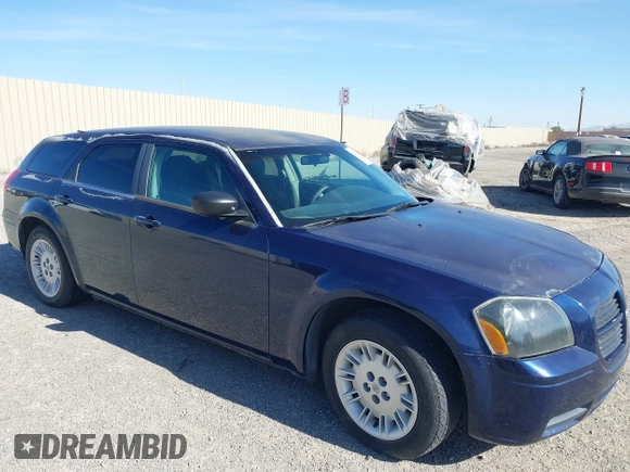 2005 Dodge Magnum z VIN 2D4FV48T35H513055, wystawiony jako IAAI lot #42323080 z przebiegiem 214 645 mil mil oraz . Historia ofert i sprzedaży dostępna na DreamBid. Obrazek 1.