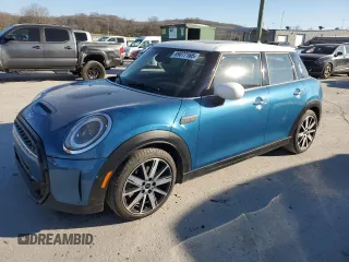 2022 MINI Hardtop 4 Door Cooper S with VIN WMW53DK09N2R31610, listed as a Copart auction lot 89077165 with 41,282 mi miles and Salvage title. Bid and sale history available at DreamBid. Image 1.