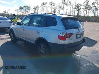 2004 BMW X3 2.5i with VIN WBXPA73444WC40518, listed as a IAAI auction lot 41385961 with 218,139 mi miles. Bid and sale history available at carsss.com. Image 3.