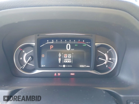 2023 Honda Passport Elite with VIN 5FNYF8H01PB004087, listed as a IAAI auction lot 42045433 with 20,677 mi miles and . Bid and sale history available at DreamBid. Image 7.