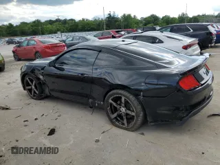 2015 Ford Mustang GT with VIN 1FA6P8CF7F5317859, listed as a Copart auction lot 57721495 with 125,668 mi miles and Salvage title. Bid and sale history available at DreamBid. Image 2.